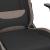 Scaun de gaming cu masaj/suport picioare, negru / taupe, textil GartenMobel Dekor