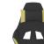 Scaun gaming masaj/suport picioare, negru/verde deschis textil GartenMobel Dekor