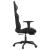 Scaun de gaming cu masaj/suport picioare, negru/gri, piele eco GartenMobel Dekor