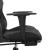 Scaun de gaming cu masaj/suport picioare, negru/gri, piele eco GartenMobel Dekor
