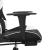 Scaun de gaming masaj/suport picioare alb/negru piele eco GartenMobel Dekor