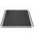 Covor protecție puzzle fitness HMS MP10, EVA 10 mm, 4 piese, negru