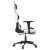 Scaun de gaming masaj/suport picioare alb/negru piele eco GartenMobel Dekor