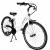 Bicicletă de oraș DHS 26010, 26 inch, cadru M, alb, 3 viteze