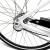 Bicicletă de oraș DHS 26010, 26 inch, cadru M, alb, 3 viteze
