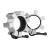 Sigurante pentru bara olimpica 50 mm HMS ZG1500, aluminiu argintiu