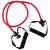Expander cauciuc fitness HMS EG02, 142 cm, cu manere din spuma