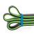 Banda elastica fitness HMS GU06 verde/negru, rezistenta 9-22,5 kg