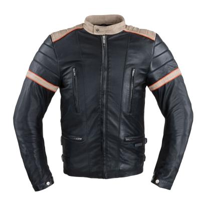 Geaca Moto Piele pentru Barbati W-TEC Hellsto
