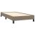Cadru de pat fără saltea Taupe 90x190 cm Stofa GartenMobel Dekor