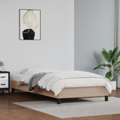 Cadru de pat, cappuccino, 80x200 cm, piele ecologică GartenMobel Dekor