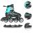Role Reglabile 2in1 Nils Extreme NH18190 Negru/Albastru