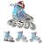 Role Reglabile 4in1 Nils Extreme NH18192 Gri/Albastru