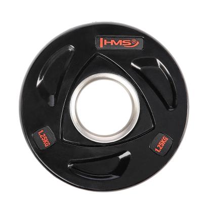 Disc olimpic cauciucat HMS TOX01, 1,25 kg, 51 mm, cu 3 manere