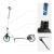 Trotineta Nils Extreme HM2040T, 200 mm, Alb