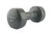 Gantera aerobic din vinil HMS 5 kg, gri, pentru fitness si tonifiere