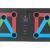 Placa pliabila cu manere pentru flotari si cronometru Sportmann Strong Plus