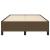 Cadru de pat fără saltea, maro închis, 120x200 cm, textil GartenMobel Dekor