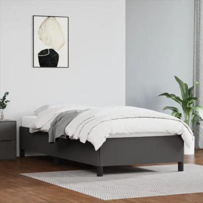 Cadru de pat, gri, 80x200 cm, piele ecologică GartenMobel Dekor