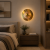 Aplica LED decorativa DOME aurie cu 3 temperaturi de culoare