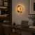 Aplica LED decorativa DOME aurie cu 3 temperaturi de culoare