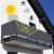 Paravan balcon cu plasa umbrire 95%, impermeabil, 600x100 cm, antracit