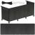 Paravan plasa umbrire balcon impermeabil 500x90 cm, 95% umbrire, antracit