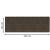 Paravan plasa umbrire pentru balcon, impermeabil, 95% umbrire, 500x100 cm, maro