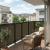 Paravan plasa umbrire pentru balcon, impermeabil, 95% umbrire, 500x100 cm, maro