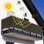 Paravan plasa umbrire pentru balcon, impermeabil, 95% umbrire, 500x100 cm, maro