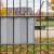 Banda pentru intimitate gard din PVC gri, 50 m, cu cleme incluse