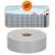 Banda pentru intimitate gard din PVC gri, 50 m, cu cleme incluse