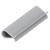 Banda pentru intimitate gard din PVC gri, 50 m, cu cleme incluse
