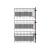 Banda pentru intimitate gard din PVC gri, 50 m, cu cleme incluse