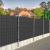 Panou de gard pentru intimitate din PVC, 50 x 0,19 m, gri antracit