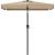 Umbrela de gradina SONGMICS 300x200 cm, UPF 50+, inclinare 30°, maro taupe