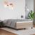 Saltea cu arcuri buzunar, fermitate medie, cappuccino, 120x200x20 cm, piele eco GartenMobel Dekor