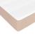 Saltea cu arcuri buzunar, fermitate medie, cappuccino, 140x190x20 cm, piele eco GartenMobel Dekor