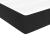 Saltea cu arcuri buzunar, fermitate medie, negru, 140x190x20 cm, catifea GartenMobel Dekor