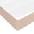 Saltea cu arcuri buzunar, fermitate medie, cappuccino, 160x200x20 cm, piele eco GartenMobel Dekor