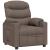 Fotoliu rabatabil, gri taupe, material textil GartenMobel Dekor