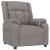 Fotoliu rabatabil, gri taupe, material textil GartenMobel Dekor