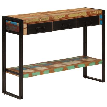 Masă consolă, 110x30x76 cm, lemn masiv reciclat  GartenMobel Dekor