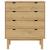 Dulap cu sertar "OTTA", 76,5x39,5x90 cm, lemn masiv de pin GartenMobel Dekor