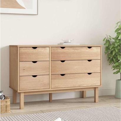 Dulap cu sertar "OTTA", 111x43x73,5 cm, lemn masiv de pin GartenMobel Dekor