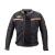 Geaca Moto Barbati W-TEC 2Stripe Negru/Bej/Orange