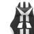 Scaun gaming pivotant/suport picioare negru/alb piele eco GartenMobel Dekor