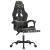 Scaun de gaming cu suport picioare negru/camuflaj piele eco GartenMobel Dekor