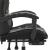 Scaun de gaming cu suport picioare negru/camuflaj piele eco GartenMobel Dekor