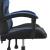Scaun de gaming pivotant, negru și albastru, piele ecologică GartenMobel Dekor